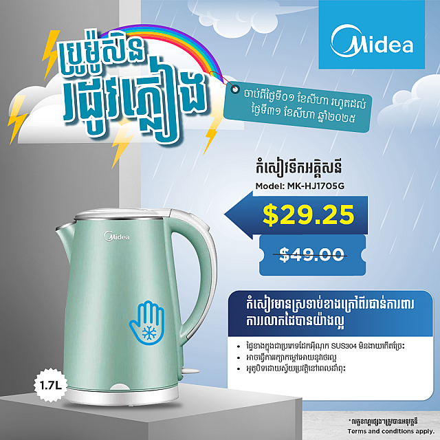 Midea Kettle (1.7L)